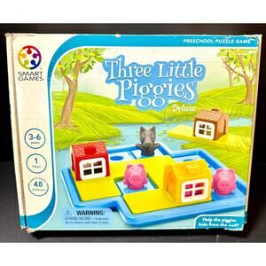 SmartGames Three Little Piggies Deluxe preschool puzzle game logic ages 3-6